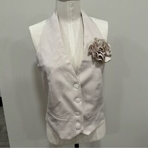 SHEIN Halter Neck Vest Top with Rosette Size Large